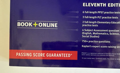 Kaplan Praxis Eleventh Edition Practice Tests & Strategies for Score Raising NEW