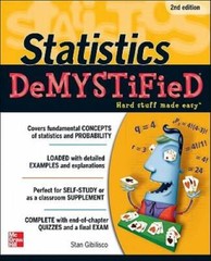 Statistics DeMYSTiFieD, 2nd Edition – Paperback By Gibilisco, Stan – GOOD