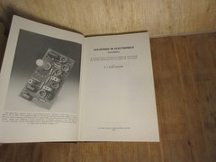 Soldering In Electronics R J Klein Wassnink 2nd edition 1989 Hardcover
