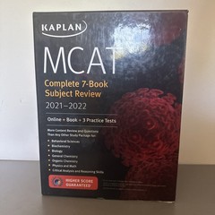 MCAT Complete 7-Book Subject Review 2021-2022 Kaplan Test Prep