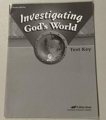 USED Abeka 5th Grade Investigating God’s World Science Book Set 4th Ed – 5 Books