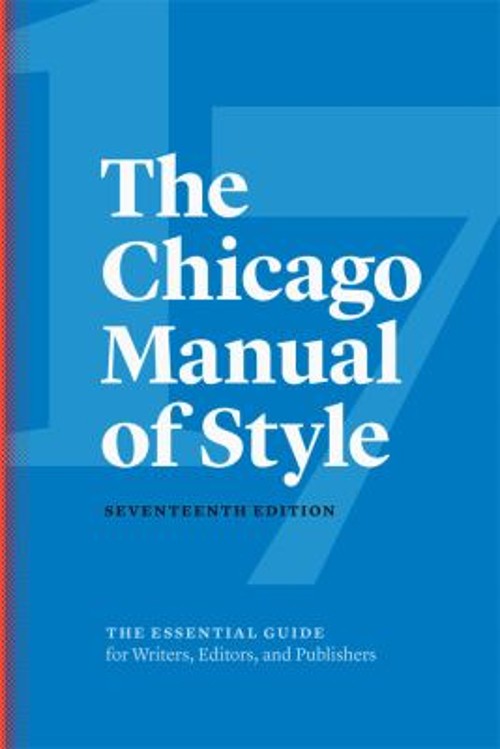 The Chicago Manual of Style, 17th Edition Hardcover