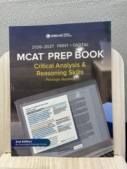 UWorld 2026-2027 MCAT Prep Books Set of 8 Books (No Digital Code) Books Only