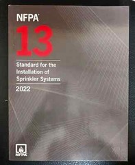 NFPA 13, Standard for the Installation of Sprinkler Systems 2022 NEW STOCK