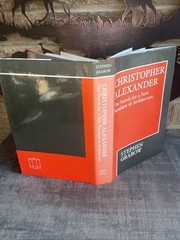 Christopher Alexander Search For a New Paradigm Architecture HB DJ 1983 1st Ed