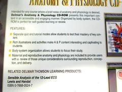 Delmar’s Anatomy and Physiology CD-ROM Thomson Learning Nursing Education Tool