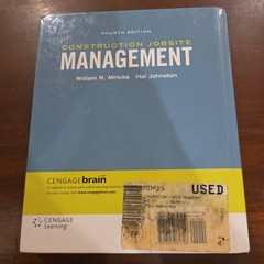 Construction Jobsite Management by William R. Mincks and Hal Johnston