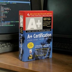 A+ certification 2nd Edition Study Guide Hardcover Book (NO CD-ROM INCLUDED)