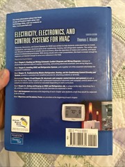 Electricity, Electronics, and Control Systems for HVAC 4th Thomas Kissell 2008