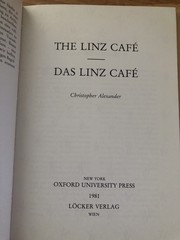 The Linz Cafe / Das Linz Cafe Christopher Alexander HC/DJ 1981