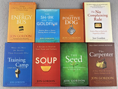 The Jon Gordon Box Set – 8 Hardcover Books w/ Dust Jackets in Slipcase