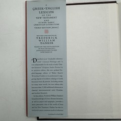 Danker GREEK-ENGLISH LEXICON OF THE NEW TESTAMENT 3rd Edition 2000