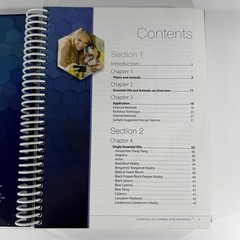 1st Edition Essential Oils Animal Desk Reference EODR Spiral Bound Text Book HTF
