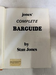 Jones’ Complete Barguide by Stan Jones (Hardcover, 1977) [Bar Guide] Very Rare