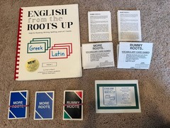 English From The Roots Up + Cards Homeschool Vocabulary Vol. 1 + Rummy Roots