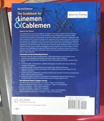 Delmar Cengage Learning Guidebook for Linemen and Cablemen 2nd Ed Hardcover