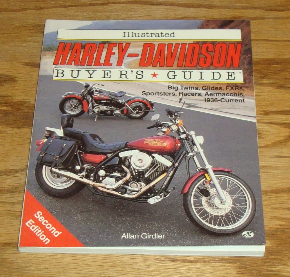 Illustrated Harley Davidson Buyer’s Guide Second Edition Book Allan Girdler