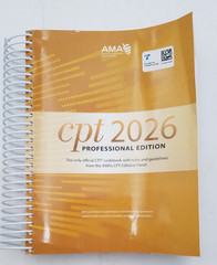 CPT 2026 Professioal Ed. Official CPT Codebook w/Rules&guidelines-9781640163225