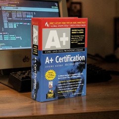 A+ certification 2nd Edition Study Guide Hardcover Book (NO CD-ROM INCLUDED)