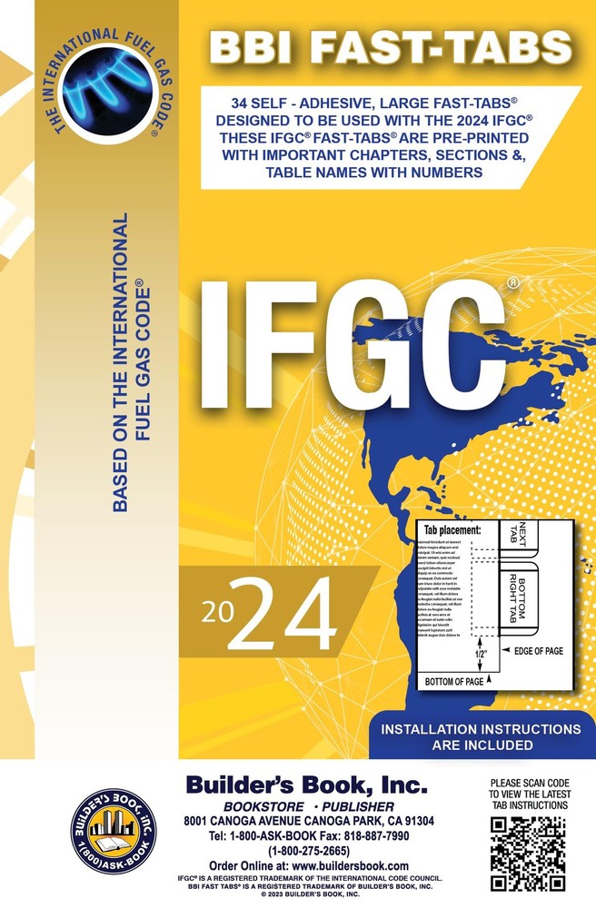 2024 International Fuel Gas Code (IFGC) Fast-Tabs