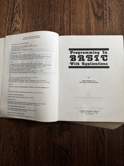 Programming In Basic With Applications Vintage (1977) Computer Programming Book