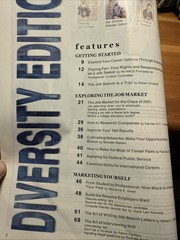 Job Choices Diversity Edition Magazine 2001 44th 288 Pages Careers