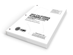 2022 California PLUMBING code – Looseleaf – New Sealed