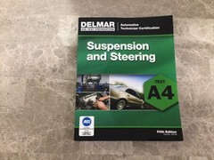 ASE Test Preparation – A4 Suspension and Steering by Delmar (2011, Trade…
