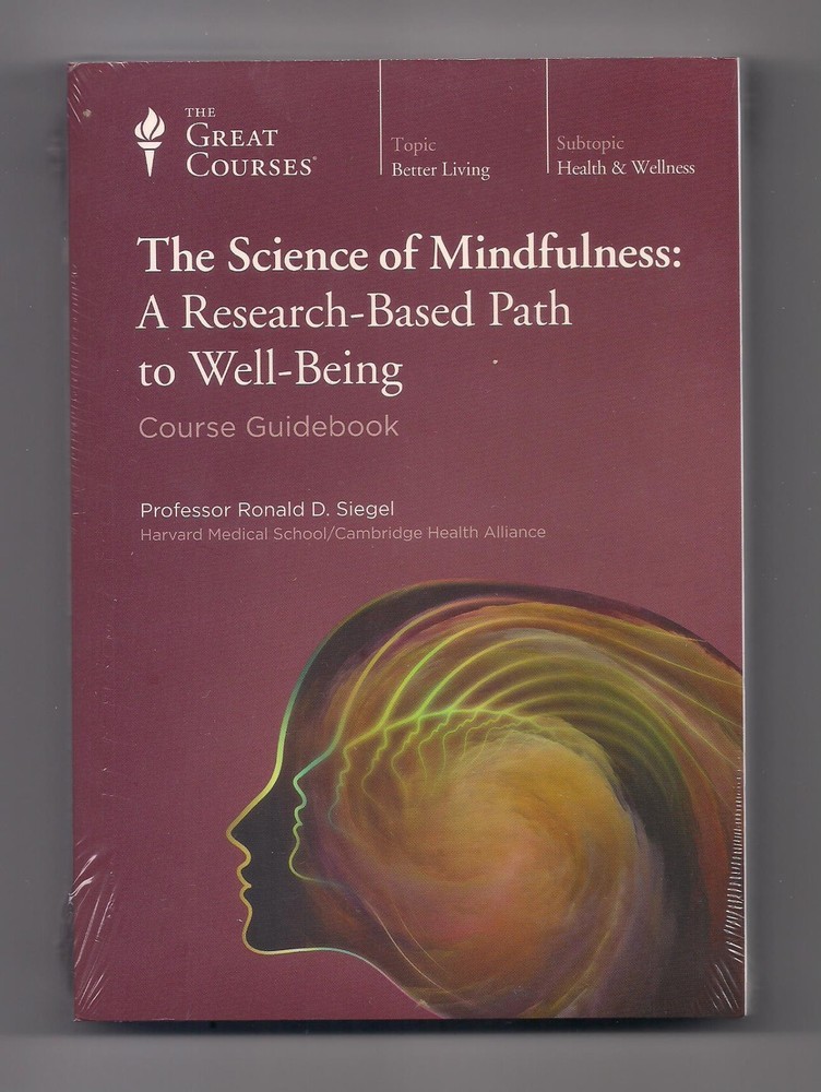 SCIENCE OF MINDFULNESS: Path to well-being 5-DVD set + Book SEALED Great courses