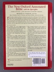NRSV The New Oxford Annotated Bible with the Apocrypha, Third Edition Hardcover