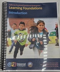 Learning Foundations Universal PreKindergarten California LOT OF 5 BOOKS SPIRAL