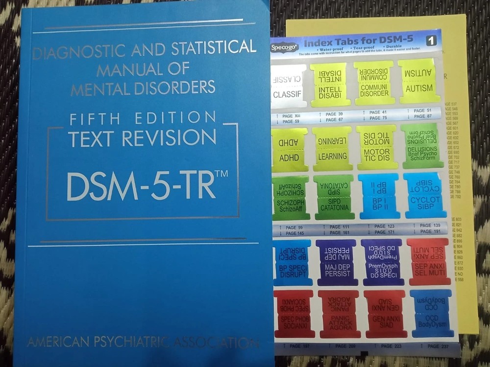 DSM-5-TR Diagnostic & Statistical Manual Paperback with DSM-5 Tabs New USPS