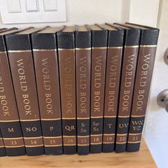 Vintage 1977 World Book Encyclopedia And Dictionary Complete Set (Volumes 1-21)