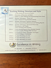 IEW-Teaching Writing: Structure and Style Workbook Binder /DVD Set + Am. History