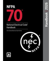 NFPA 70 NEC 2026 National Electrical Code Handbook Hardcover