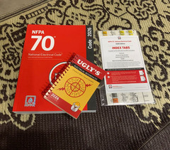 NFPA 70 National Electrical Code 2026 + index tab 26 + ugly electrical 26 Spiral