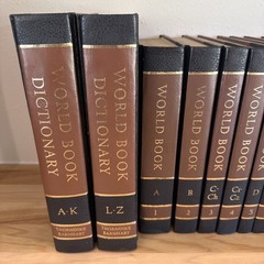 Vintage 1977 World Book Encyclopedia And Dictionary Complete Set (Volumes 1-21)