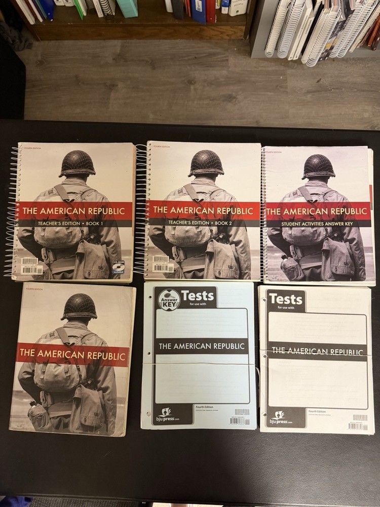 BJU 8 The American Republic 4th Edition Set