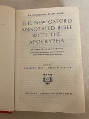 New Oxford Annotated Bible with Apocrypha Expanded Edition hardcover 1977 RSV
